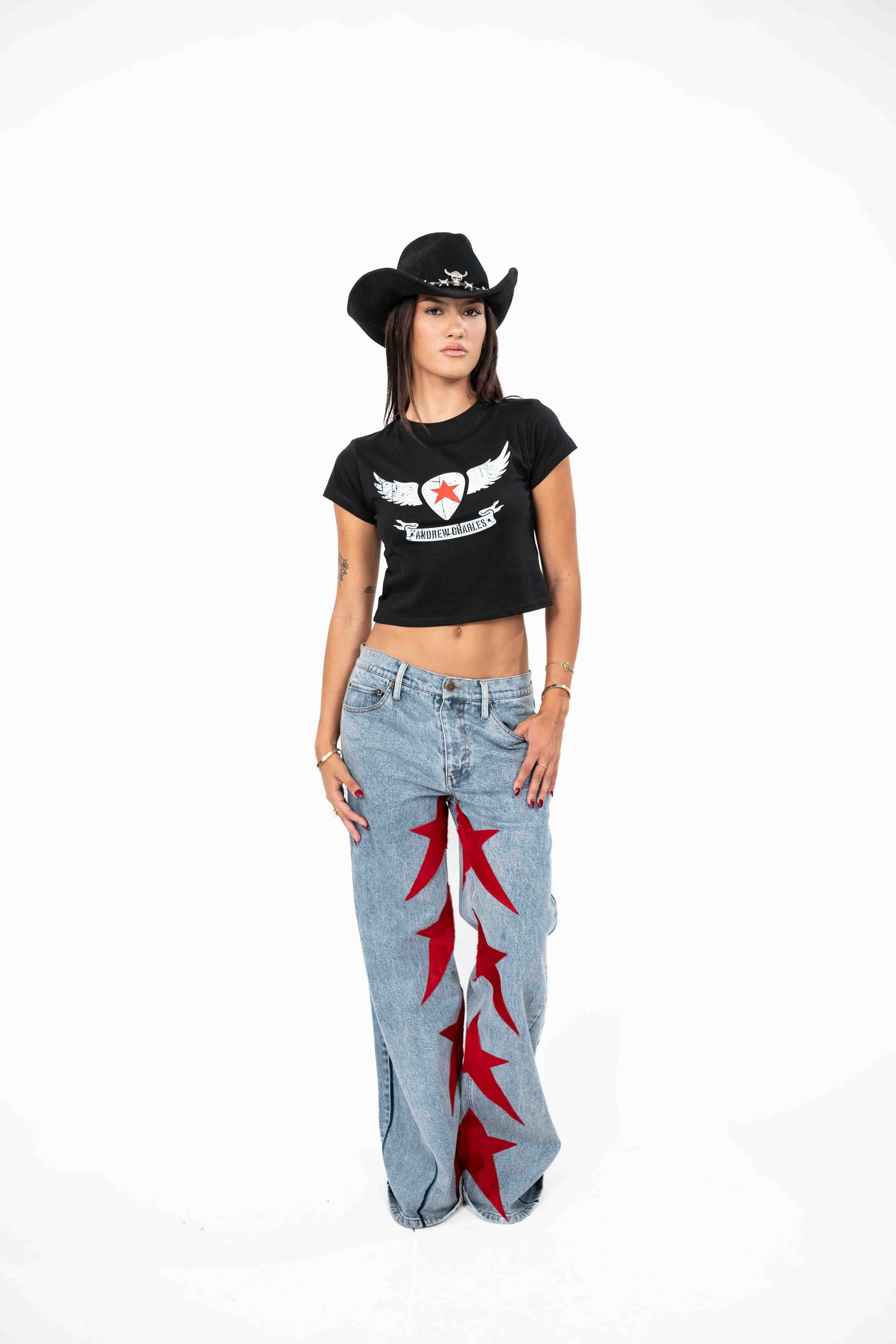 Wide Star Jean
