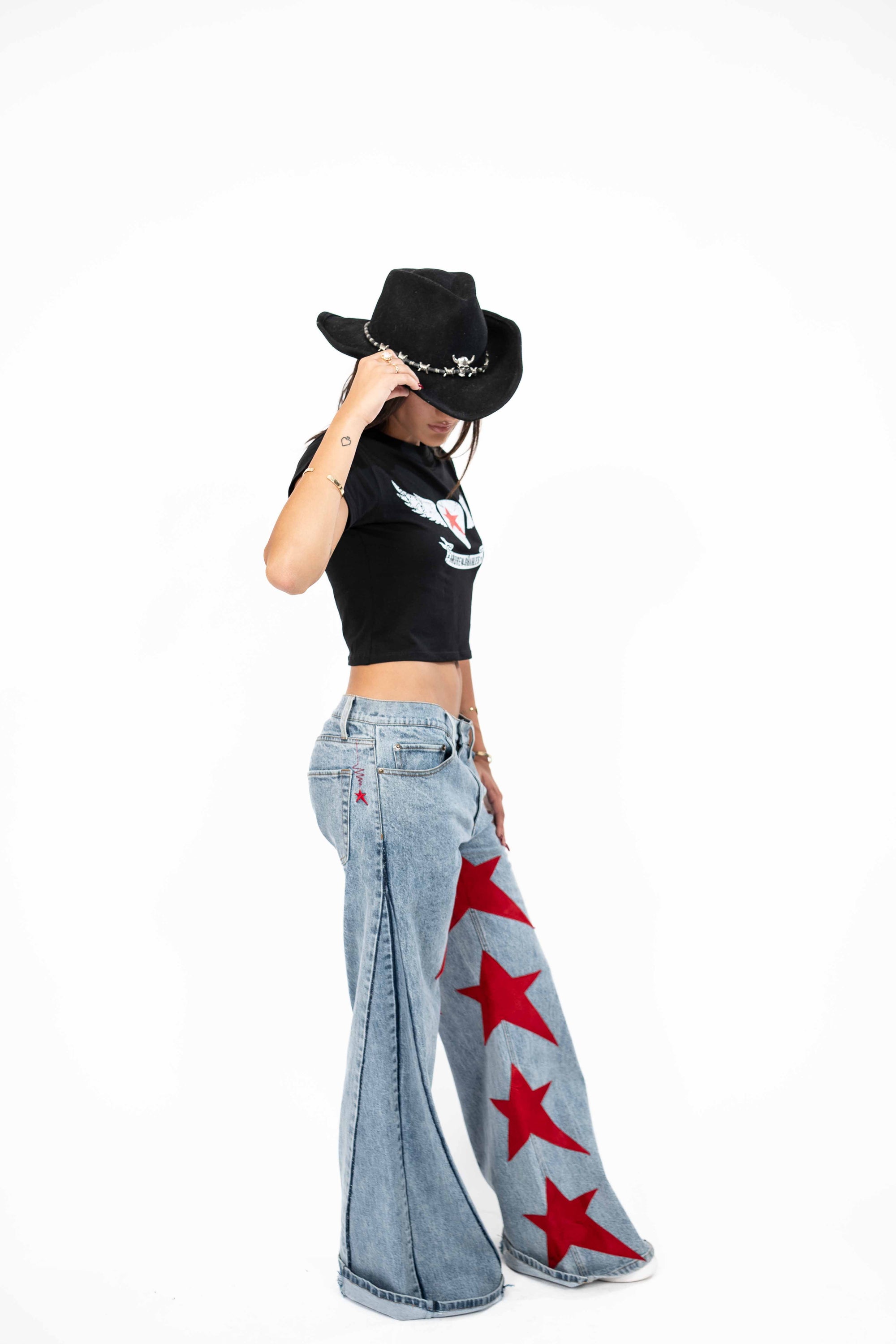 Wide Star Jean