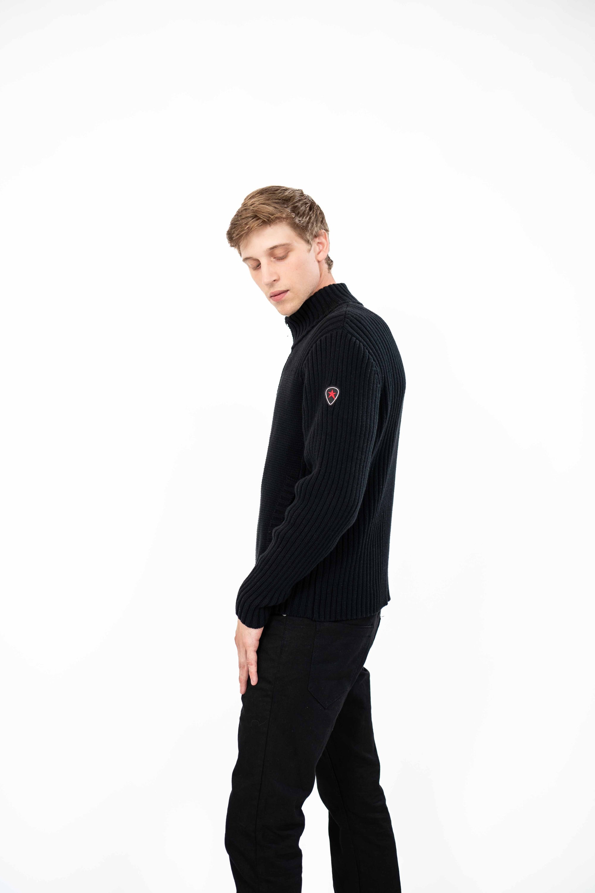 Full Zip Mock Neck