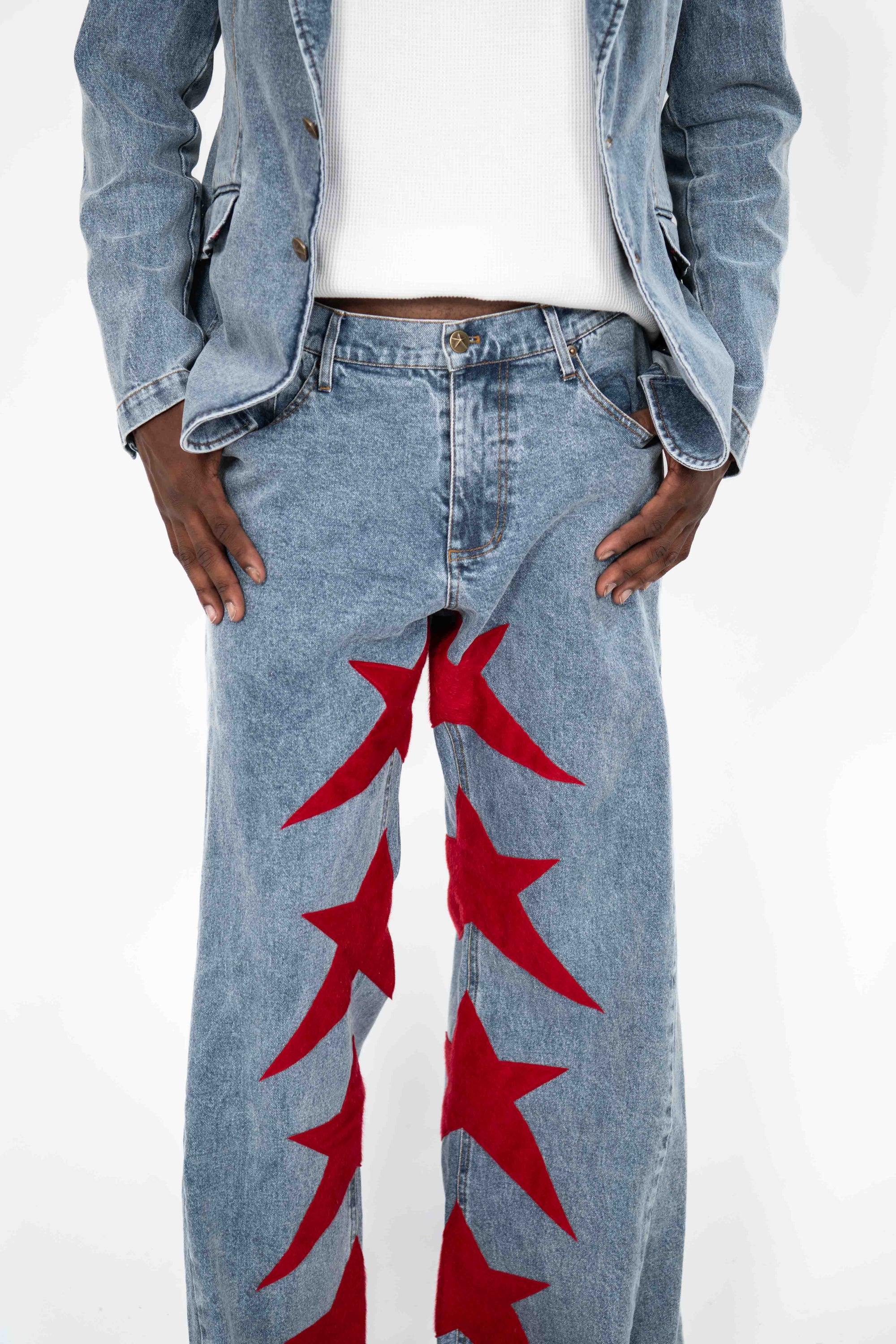 Wide Star Jean