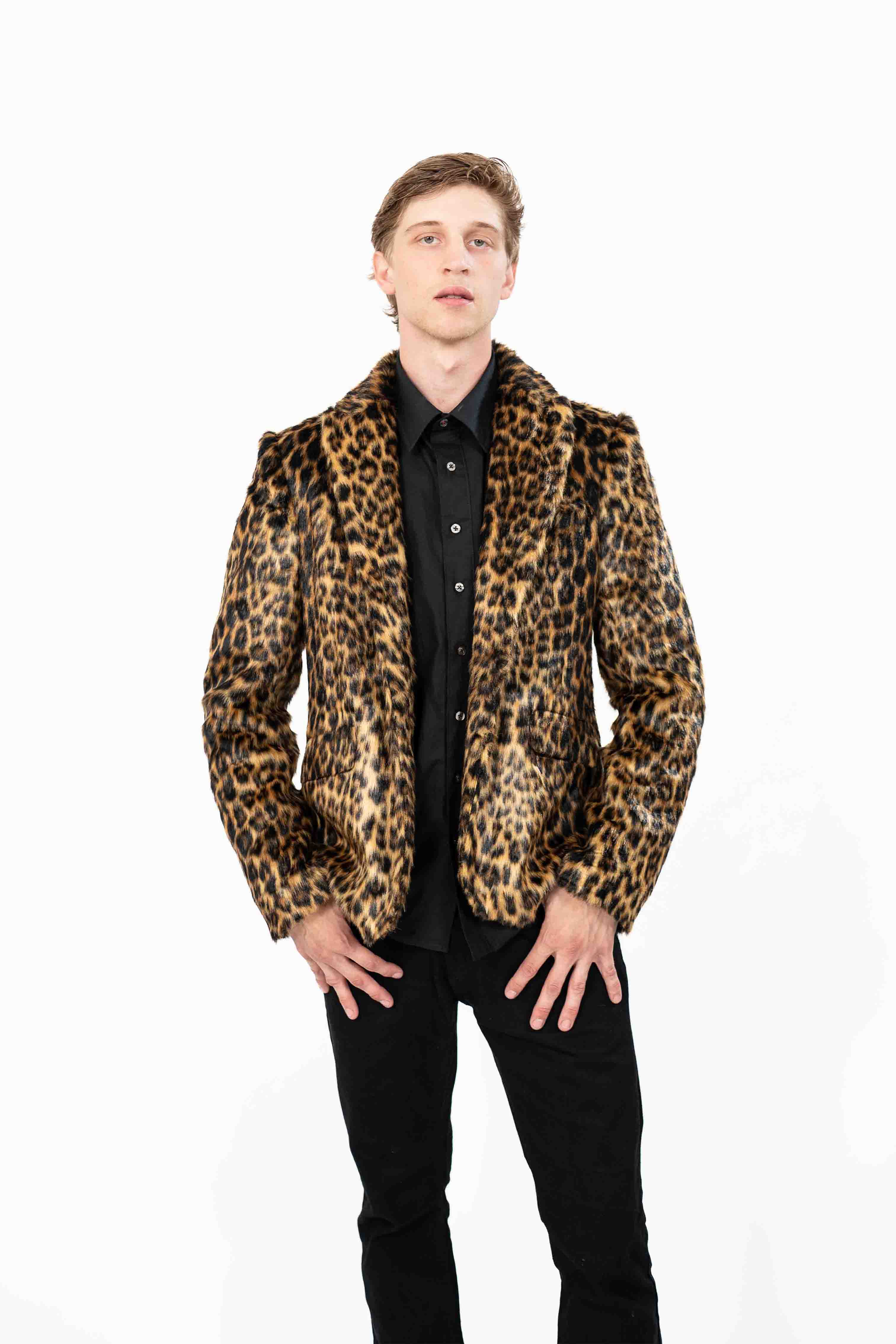 ジャケット・アウター Cheetah Alexa Cropped Jacket - Cheetah