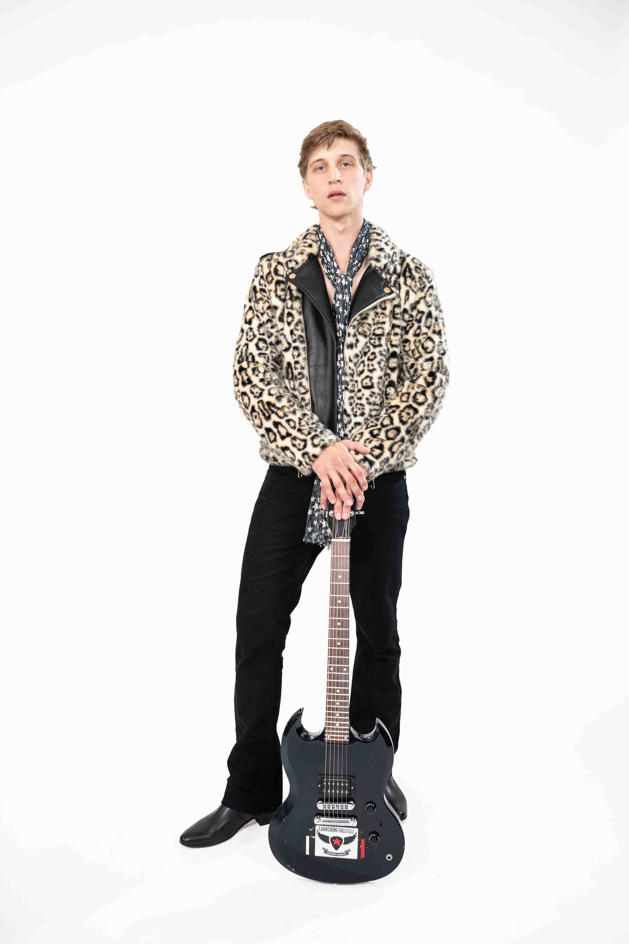 Leopard Moto Jacket