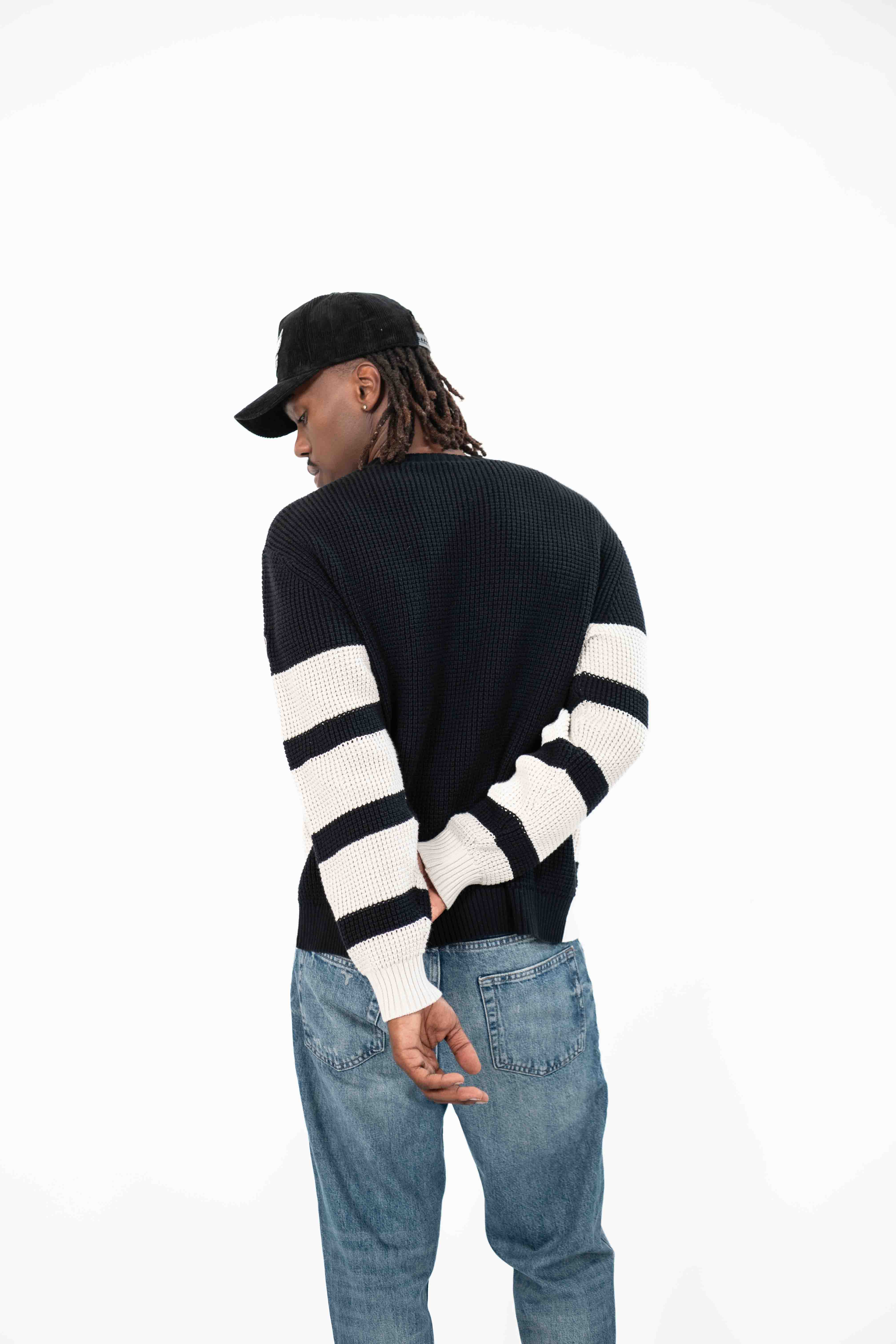 Stripe Crewneck Sweater – Andrew Charles