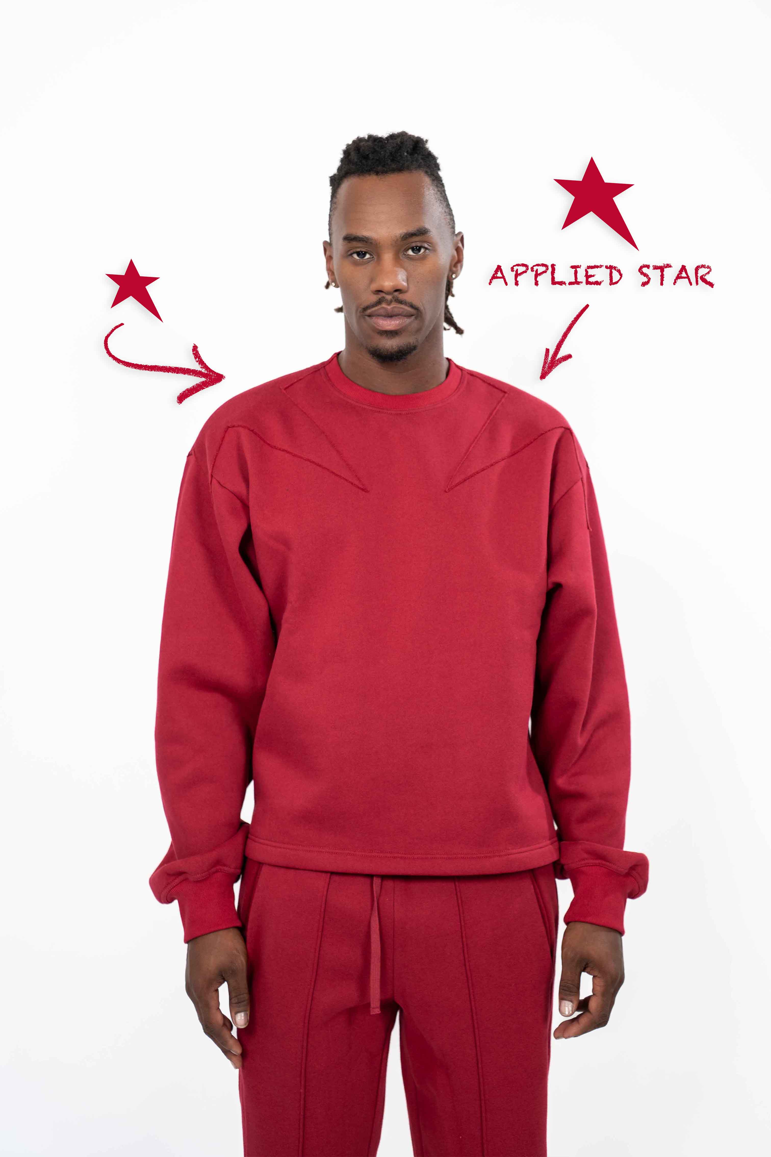 Applied Star Sweatshirt – Andrew Charles
