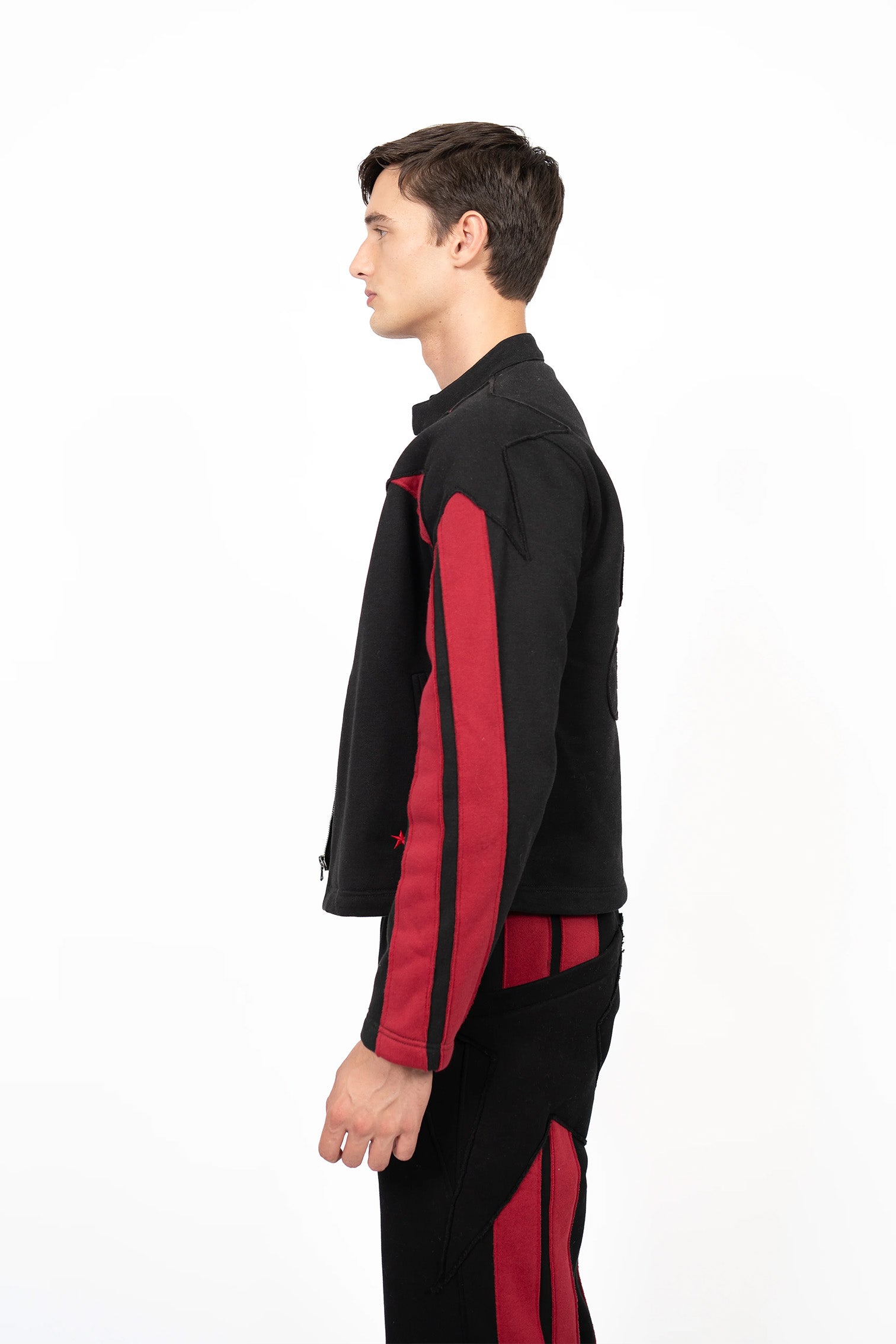 Pieced Zip Front JKT – Andrew Charles