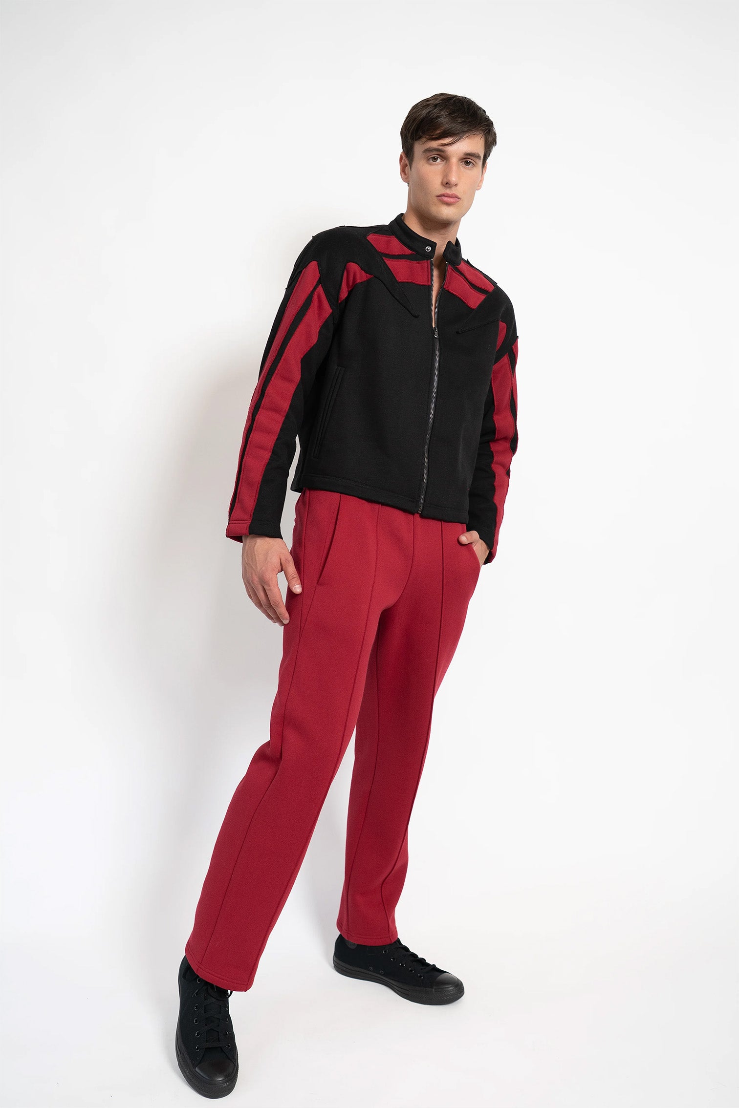 Pieced Zip Front JKT – Andrew Charles