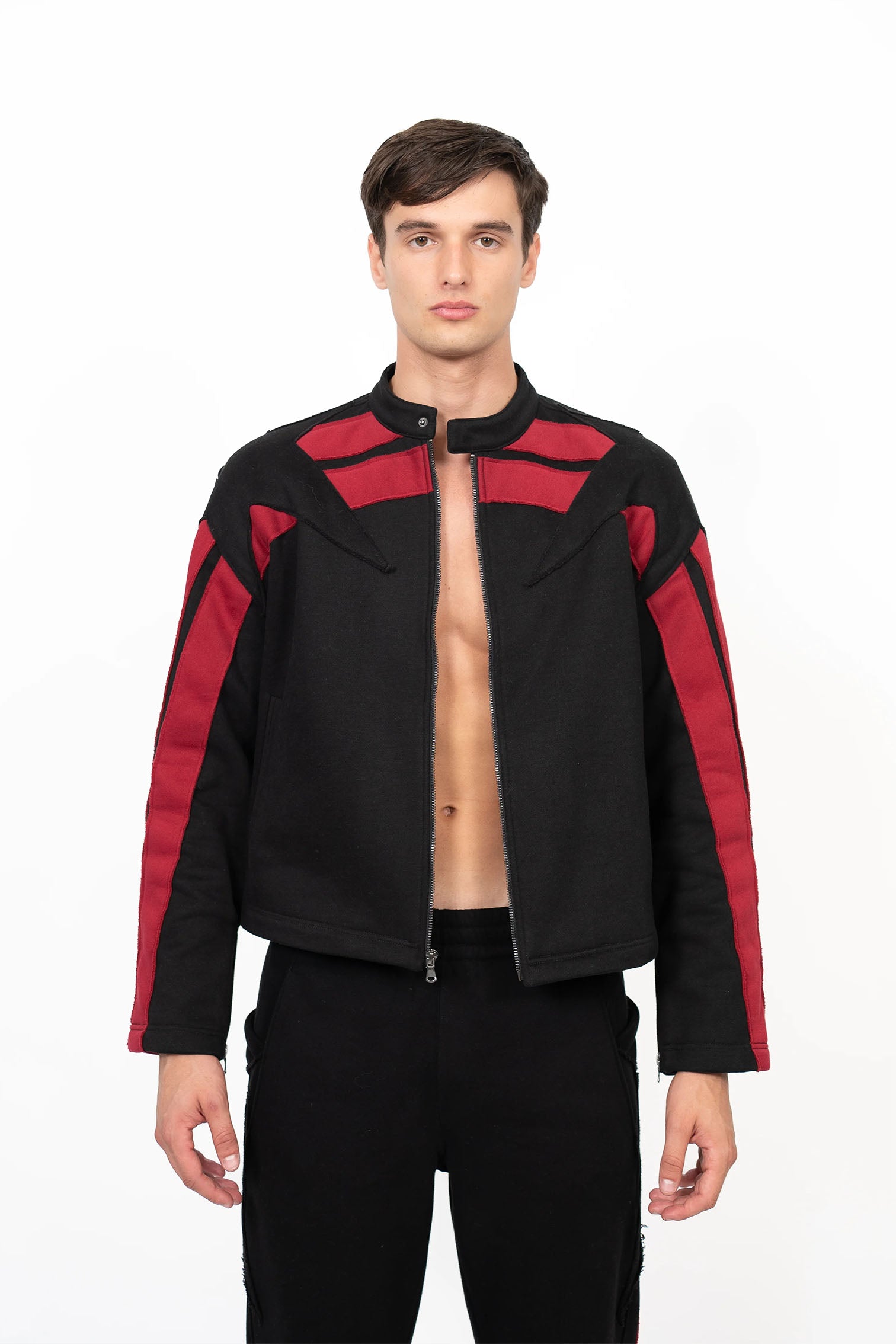 Pieced Zip Front JKT – Andrew Charles