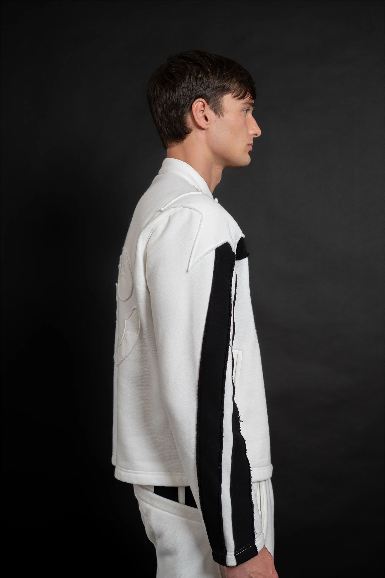 Pieced Zip Front JKT – Andrew Charles