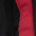Black/Red pieced swatch