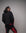 Pieced Zip Front Jacket — Black/Red — hero — Andrew Charles SS26
