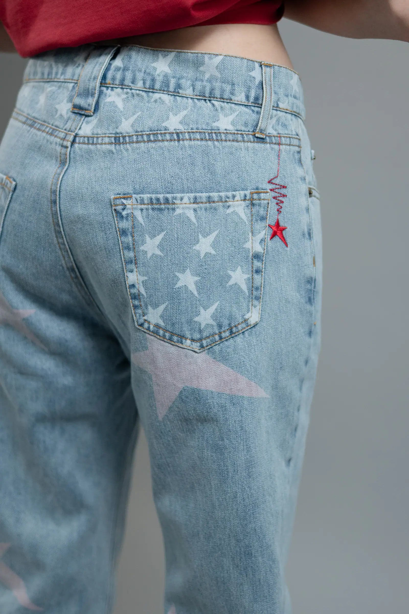 Mix Star Boot Cut Jean — Blue — Women's — Andrew Charles SS26