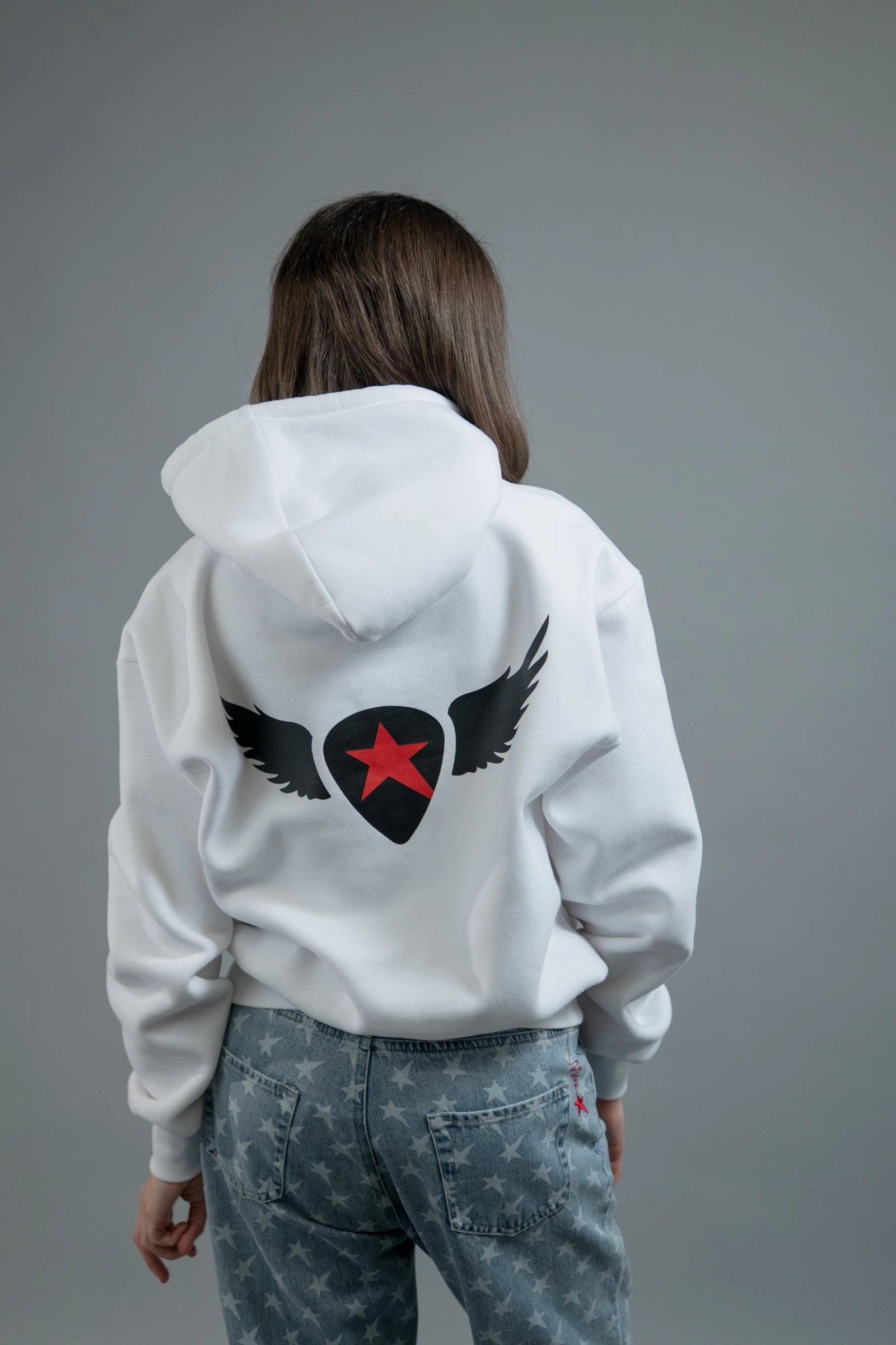Pullover Hoodie — Off-White — Women's — Andrew Charles SS26