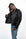 Snake Skin Moto Jacket - Black Snake - Women's - Andrew Charles New York