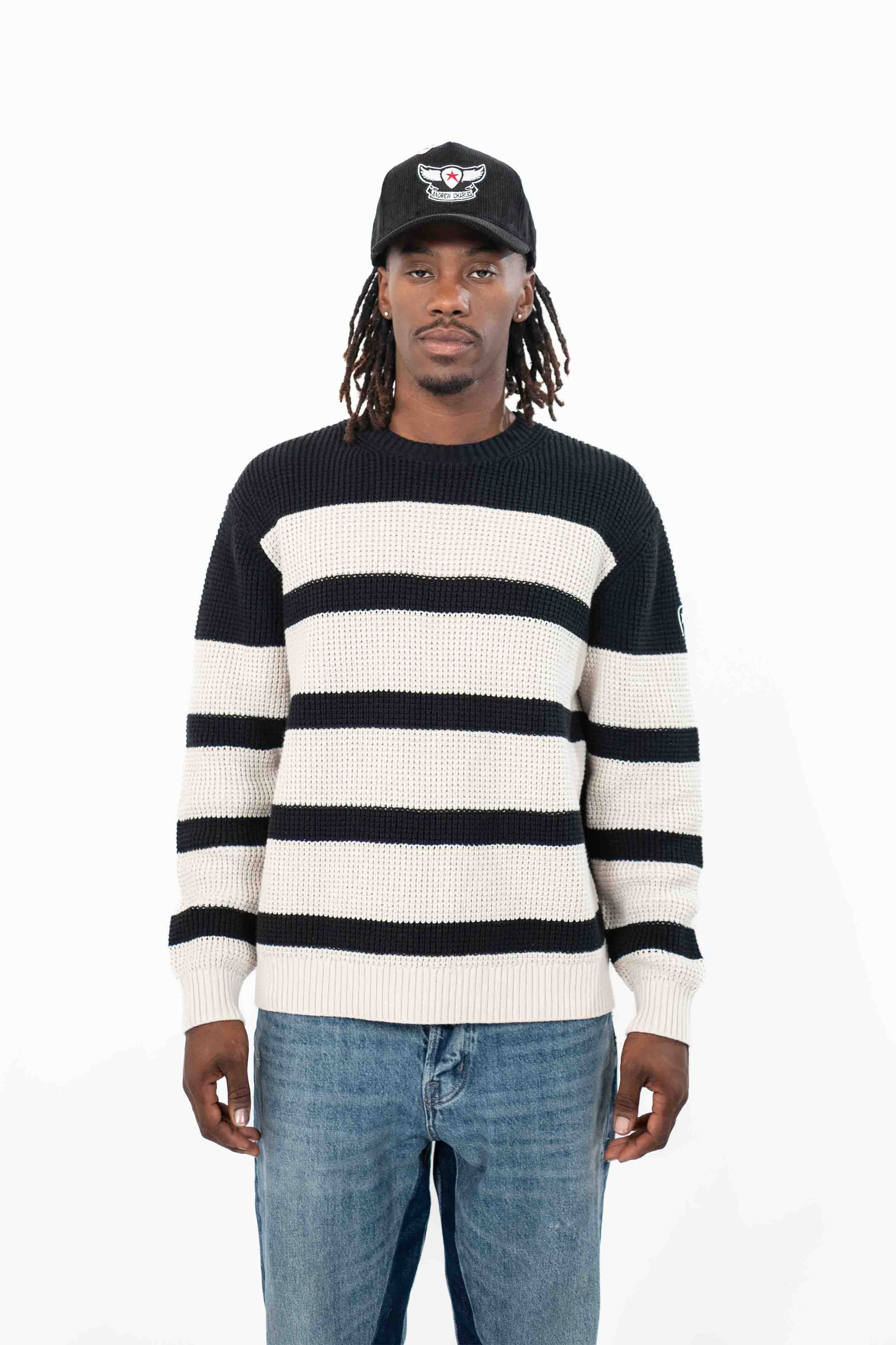Stripe Crewneck Sweater – Andrew Charles