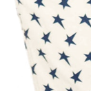 Ivory w/ Small Blue Stars fabric swatch