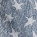 Blue Star Print fabric swatch